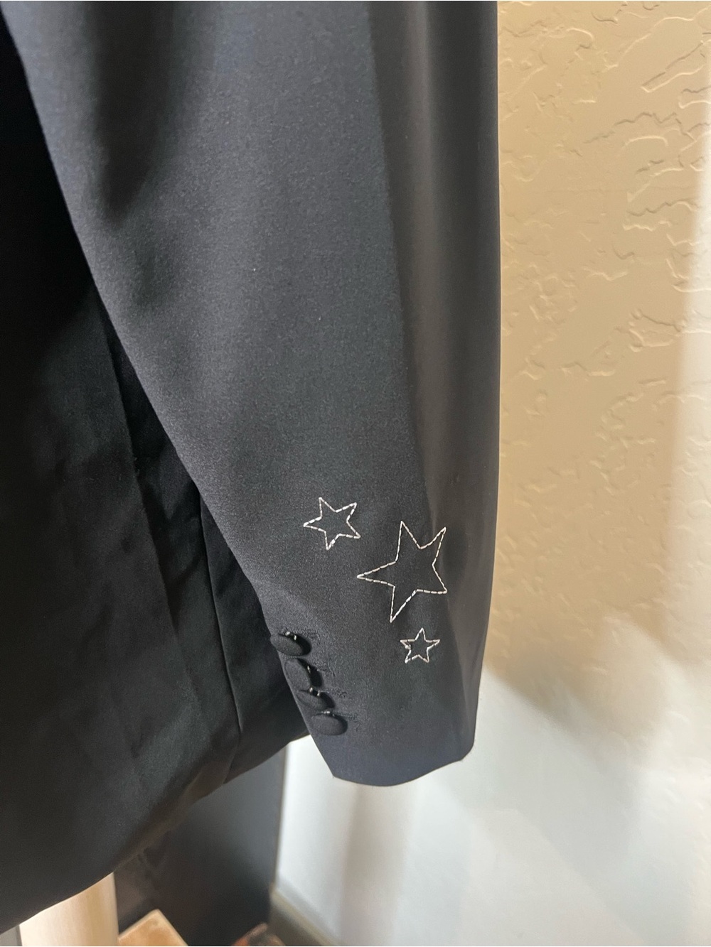 Torrid Black Blazer with Embroidered Accents (Item #120) - Picture 15 of 15